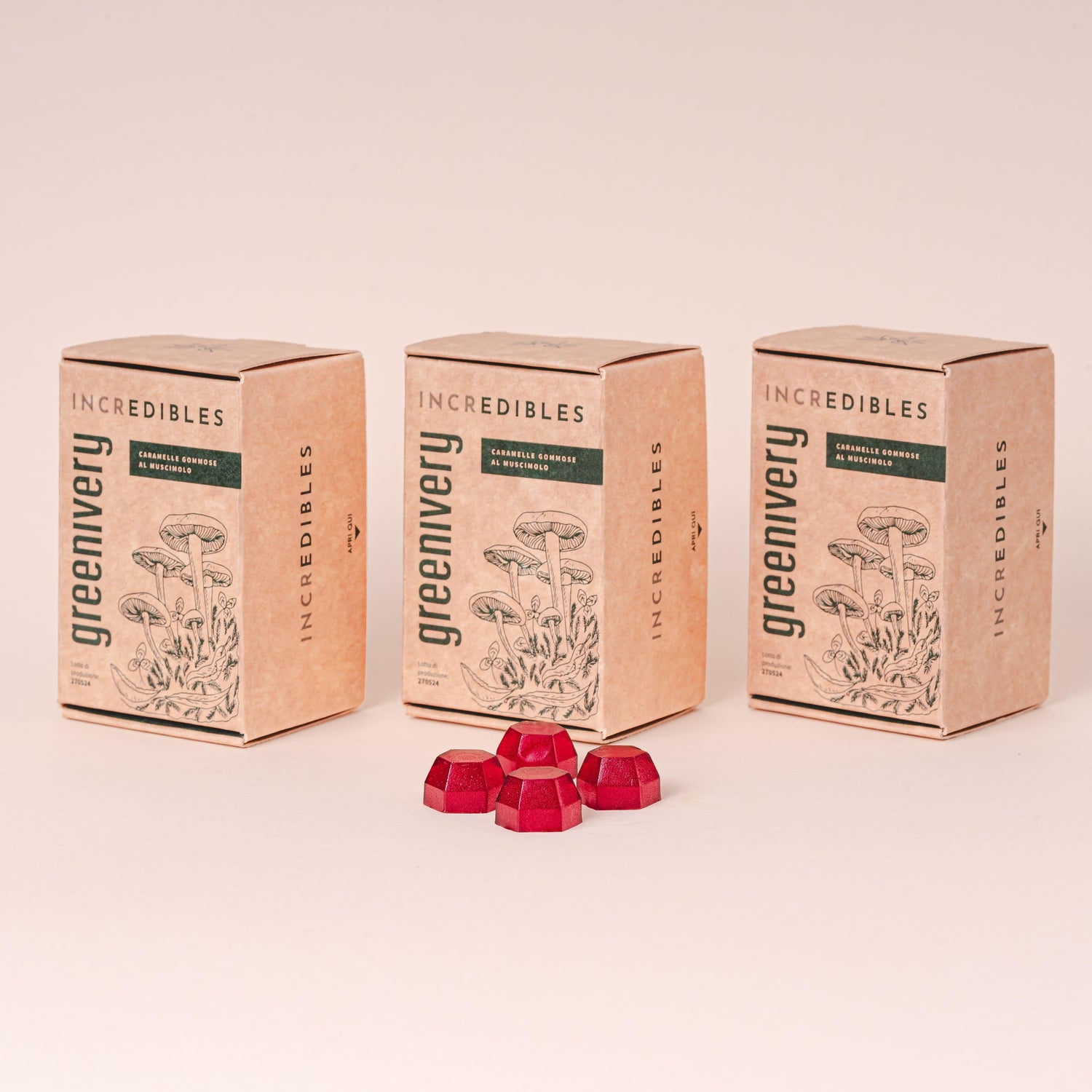 TriPack IncrEdibles - Caramelle al Muscimolo